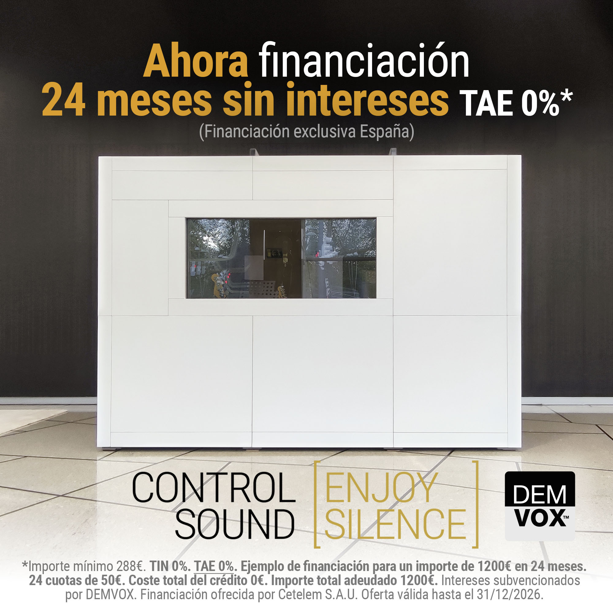 financiación cabinas oficina