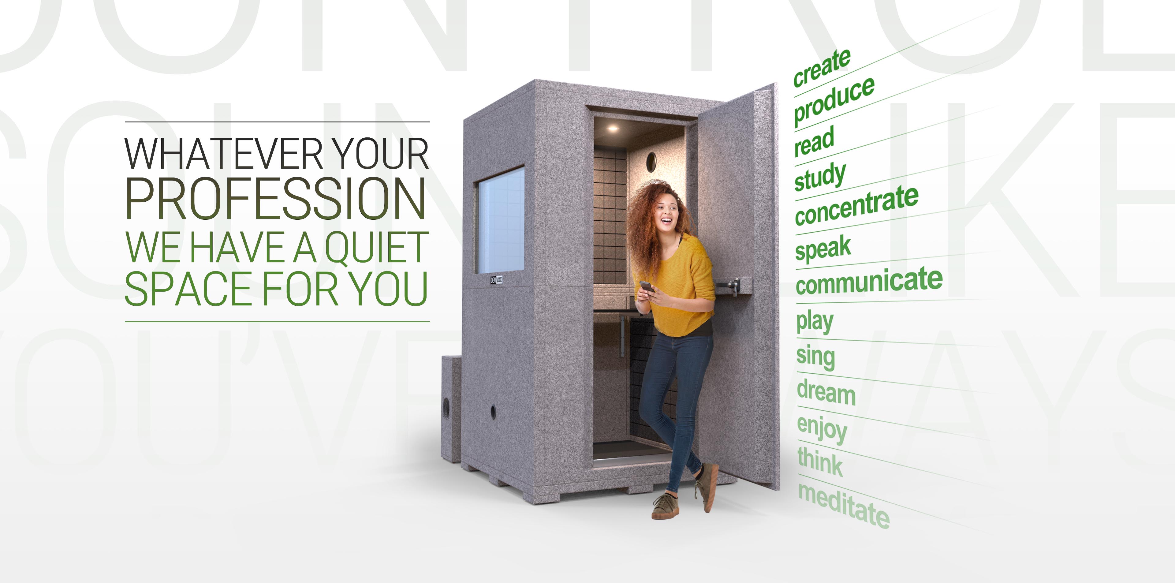 sound isolation booth - soundproof booths